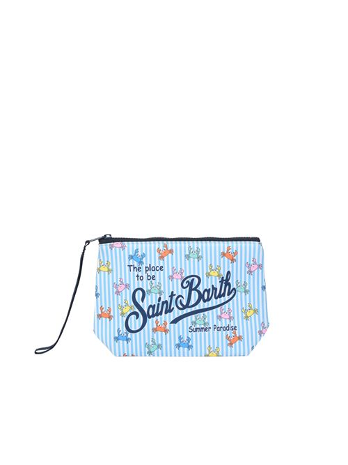 Pochette Aline in scuba a righe con stampa granchi Mc2 Saint Barth | ALIN00101081L
